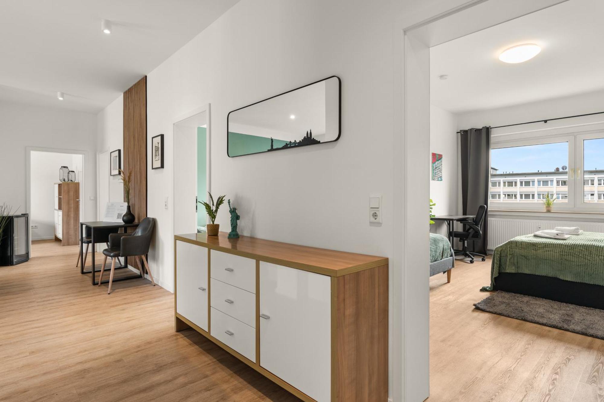 Homely-Apartment Manhattanart, Zentral, Parkplatz, Billard,Ps4, Dart, Balkon Bielefeld Exterior foto