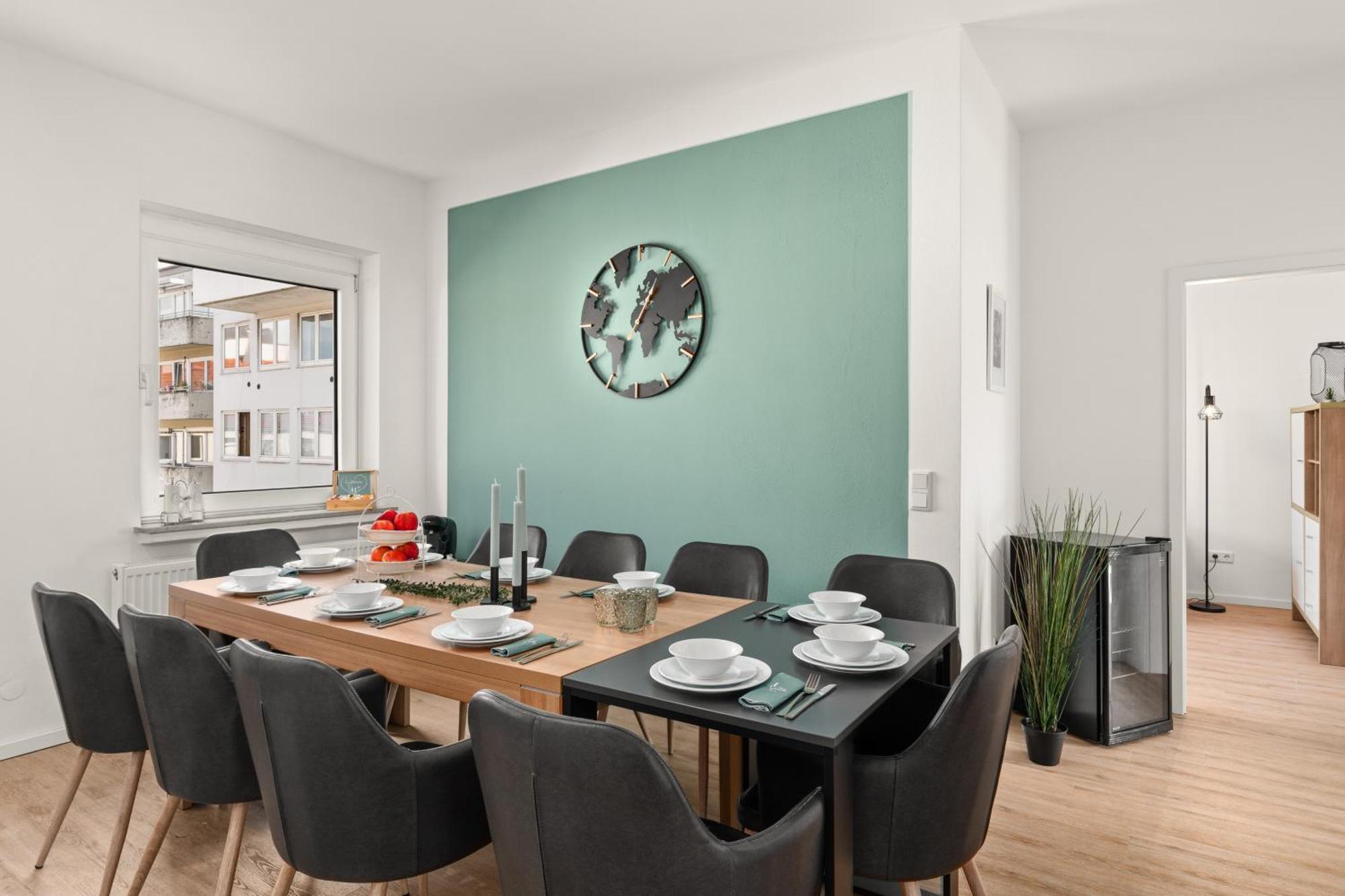Homely-Apartment Manhattanart, Zentral, Parkplatz, Billard,Ps4, Dart, Balkon Bielefeld Exterior foto