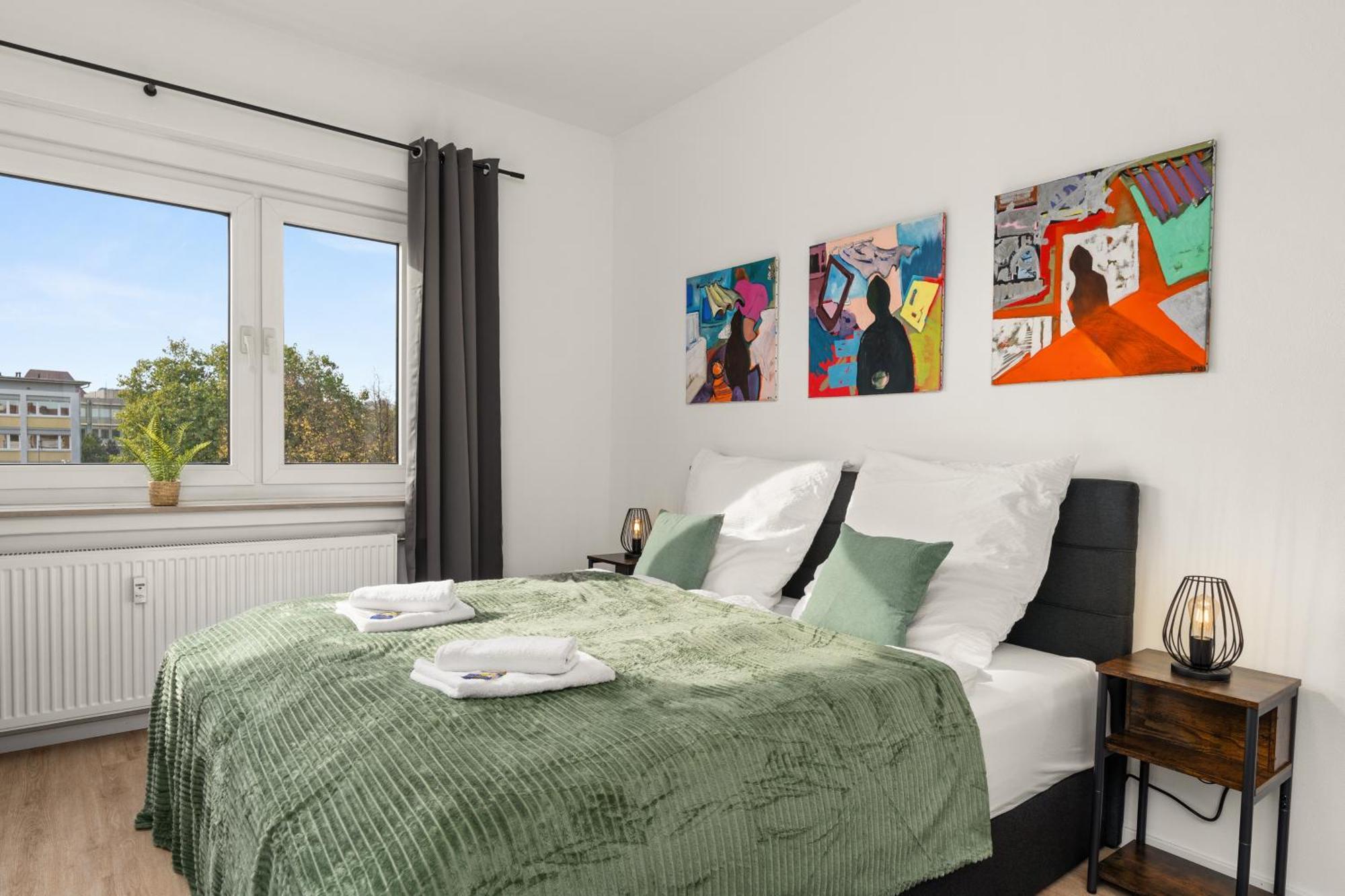 Homely-Apartment Manhattanart, Zentral, Parkplatz, Billard,Ps4, Dart, Balkon Bielefeld Exterior foto